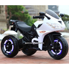 Детский мотоцикл M 3683 L-1, кожаное сиденье